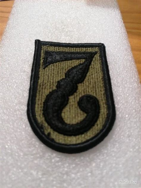 Patch Armée Us 7th Medical Brigade Green Original 1 Insignes En Tissu