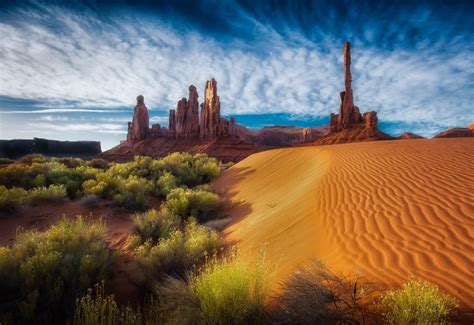 Desert Landscape Hd Wallpaper Background Image