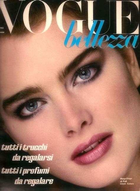 Pin By Rachel Kerr On The 80 And 90s Brooke Shields Vogue Covers