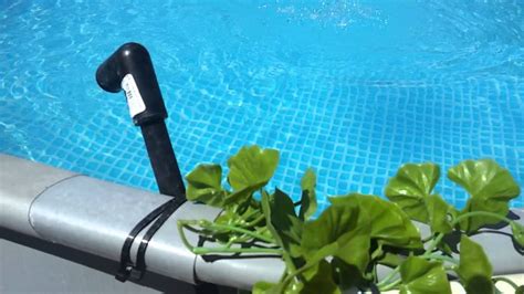 Intex Pool Solar Heater And Fountain Youtube