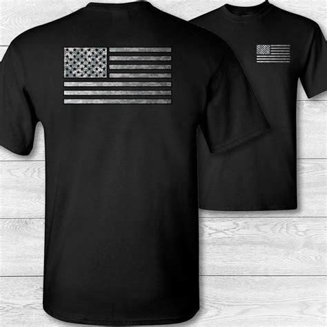 Camouflage Usa Flag T Shirt American Flag Shirt Us Flag Tee Etsy