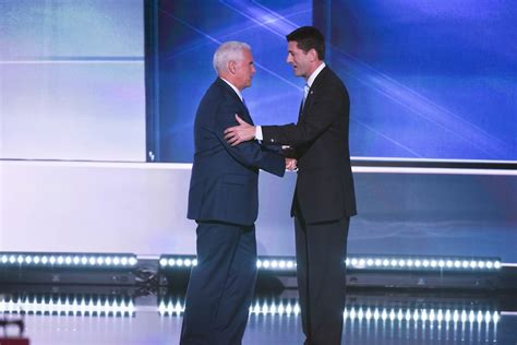 Mike Pence ‘strongly Endorses Paul Ryan As Trump Refuses To Do The