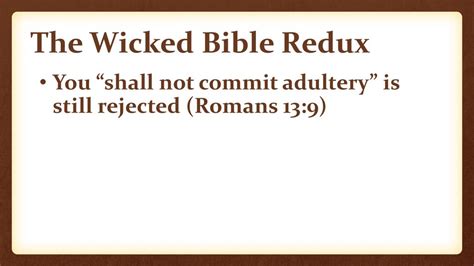 “thou Shalt Commit Adultery” Ppt Download