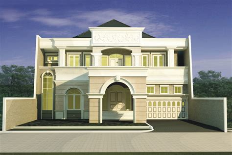 Dari yang kecil, besar, 1 lantai, 2 lantai, basement sampai 3 lantai ada semua. Gambar Model Rumah American Classic | Interior Rumah