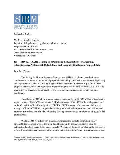 Shrm Offer Letter Template