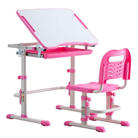 Zimtown Students Multifunctional Desk And Chair Setheight Adjustable