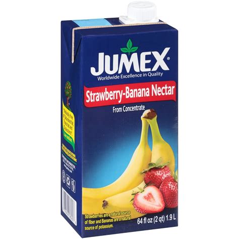 Jumex Strawberry Banana Nectar From Concentrate 64 Fl Oz Walmart