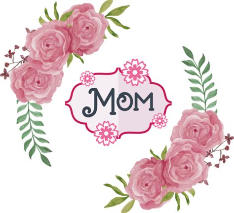 Mothers Day Floral Design Flower Flower Frame For Love You Mom Free