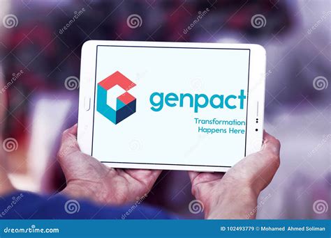 Genpact Professional Services Company Logo Editorial Stock Image