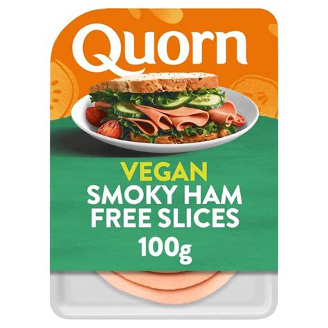 Quorn Vegan Smoky Ham Free Slices 100g From Ocado