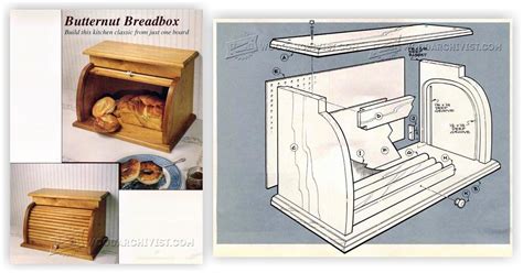 Bread box leaning wood desk plans ends. Wood Bread Box Plan : Amateur Woodworker Bread Box : A bread box allows you to store your bread ...