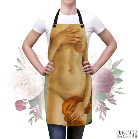 The Birth Of Venus Apron Naked Body Detail Funny Art Classes Etsy