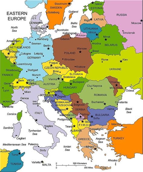 Daftar Negara Negara Eropa