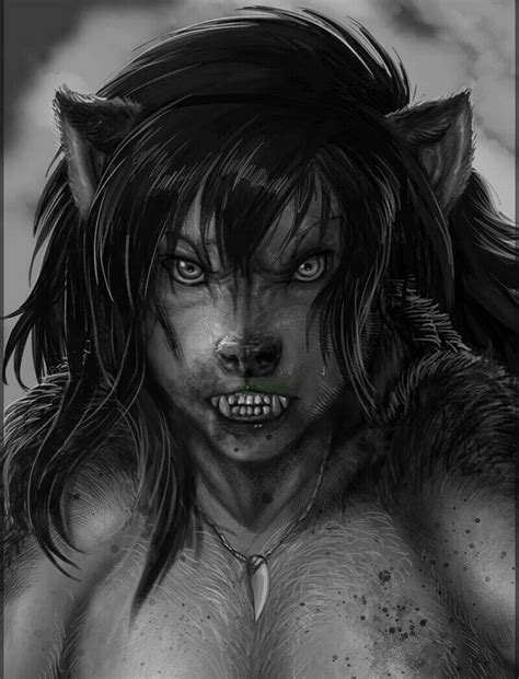 Pin By Andi Wolf On World Of Darkness Female Werewolves Werewolf Girl Werewolf Art