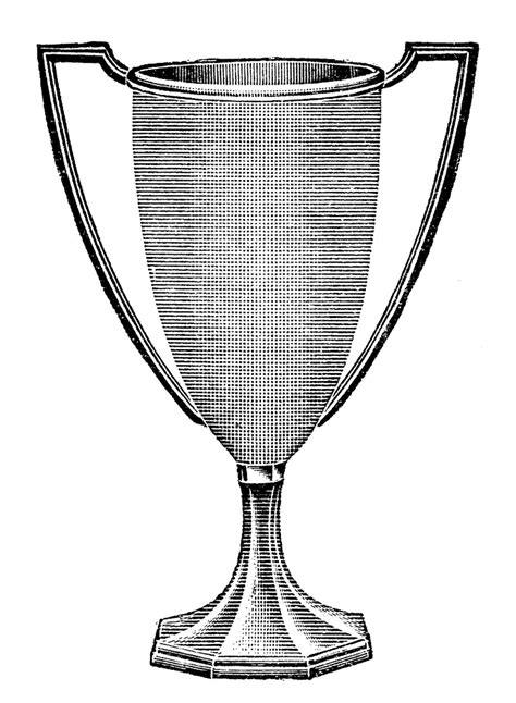 Trophy Clipart Black And White