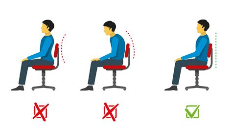 postura correcta para sentarse dibujo