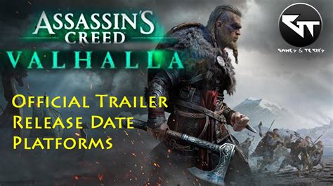 Assassins Creed Valhalla Official Trailer Release Date Platforms