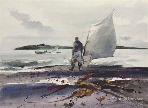 Maine Coast Interlude 1940 Artwork By Andrew Wyeth Oil Painting And Art
