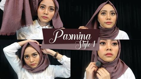 Tutorial Hijab Pasmina Simple Look Youtube