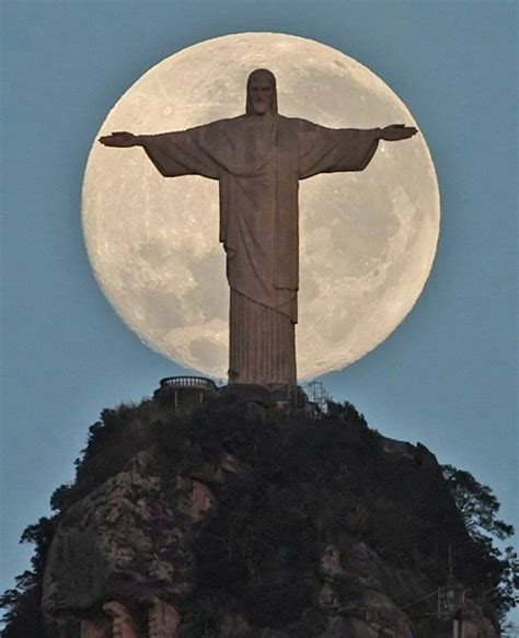 67 A Picture Dated 22 November 2003 Shows Christ The Redeemer Atop