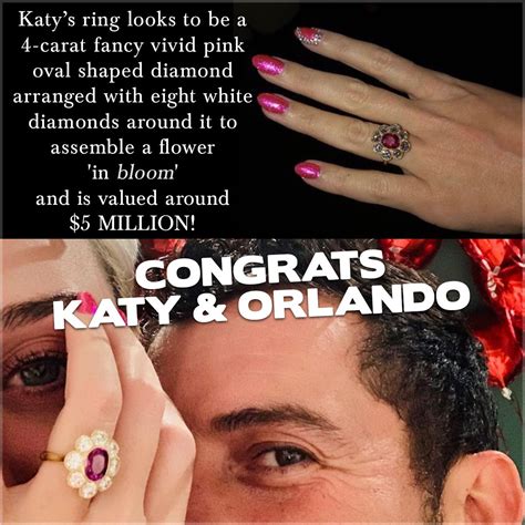 Like Fireworks Katy Perrys Engagement Ring Is Gorgeous 😉 Do You