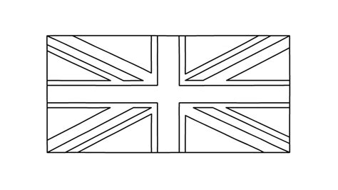England Flag Drawing How To Draw Uk Flag Easily Step By Step Youtube