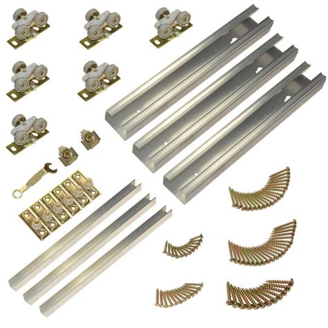 Johnson Hardware 100md Series 106 In Track And Hardware Set For 3 Door