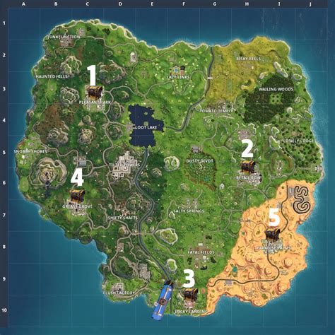 Fortnite How To Search For A Chest With Different Stages Week 7