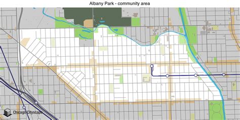 Chicago Cityscape Map Of Building Projects Properties And