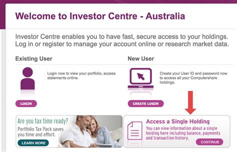 Computershare How To Access Your Shareholding Info Guide