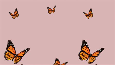 Butterflies Aesthetic Desktop Wallpapers Top Free Butterflies