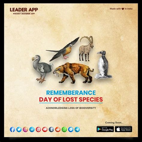 Remembrance Day For Lost Species Visualized Times