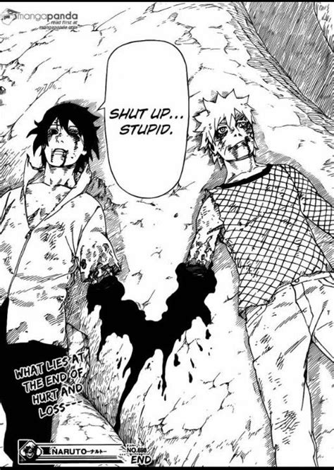 Naruto Shippuden Chapter 698 Naruto And Sasuke Dying Like Friends