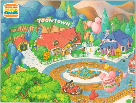 Toontown Tokyo Disneyland Map