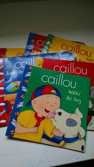 Caillou 6 For 125 Caillou Book Cover Thrift Store Finds