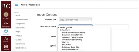 Import Content Into Your Canvas Course Cte Resources