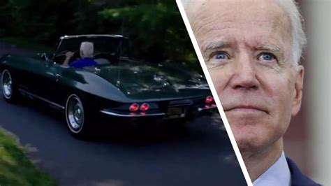 Joe Biden zeigt seine er Corvette Stingray hat er Insiderwissen über eine E Corvette