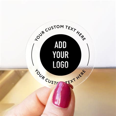 Custom Stickers Decal Name Sticker Labels Sheet Round Etsy