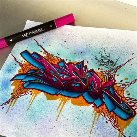 Sketch By Basekone You For Using Graphmaster Marker Graffiti Piece