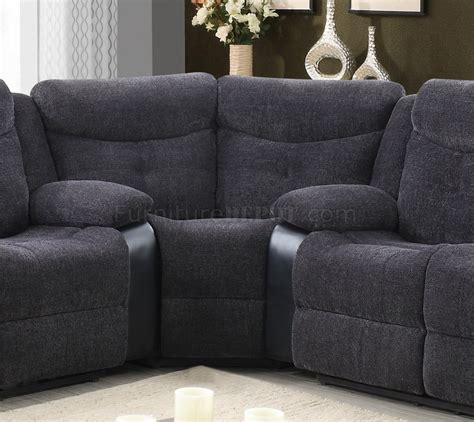 Maybe you would like to learn more about one of these? U1566 Motion Sectional Sofa Dark Grey Fabric & Black PU ...