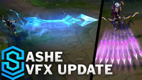 Ashe Visual Effect Update Comparison All Affected Skins League Of
