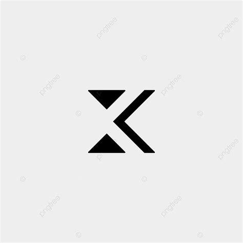 gambar huruf x xk k kx monogram desain logo ikon minimal logo k xk png dan vektor dengan