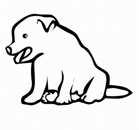 More images for desene cute usoare cu animale » Caine - Planse de colorat si educative