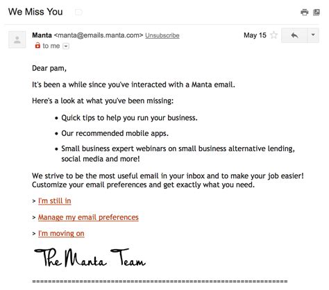 Customer Retention Email Templates