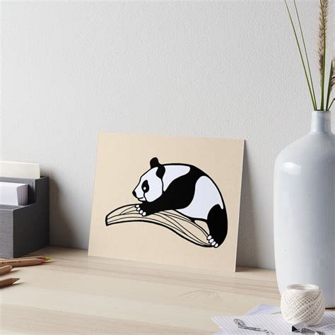 Panda 2 Art Board Print By Joantatley Art Boards Print Art