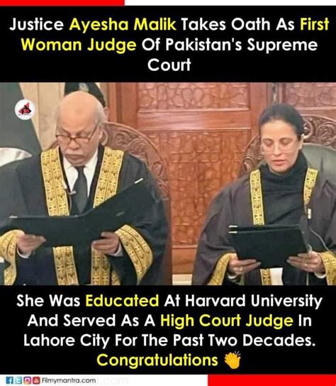 Meet Justice Ayesha Malik Pakistans First Female Supreme Court Judge Navtarang