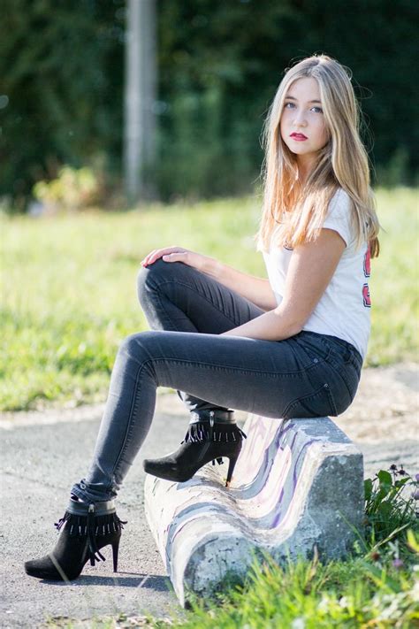 Model Modelling Scout Dream Youngster Girl Photoshoot Fotografie
