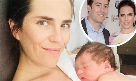 Karla Souza Shares First Photo Of Her Newborn Daughter Gianna With Husband Marshall Trenkmann