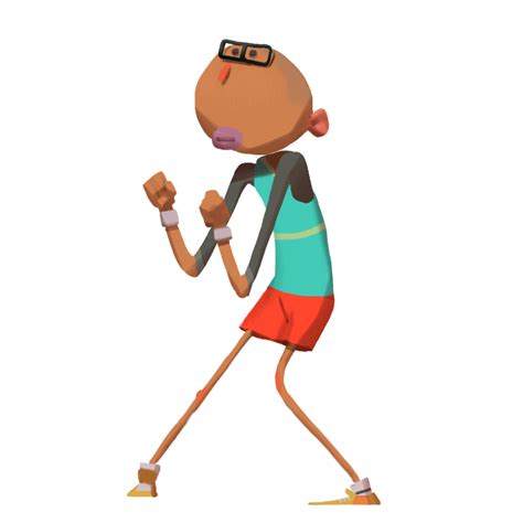 Animated Idleing Cool Hipster Guy By Zedig Game Character Design