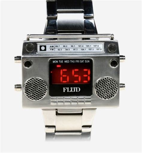 Boombox Watch Clock Watch Design Cool Watches